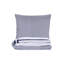 Ensemble de housse de courtepointe Luxury Ranforce Super King, 100% coton, bleu foncé | Housse de couette 102,4 po x 86,6 po, 2 taies d'oreiller 23,6 po x 23,6 po | Impression réactive, lavable à la machine, fermeture à boutons pour une utilisation facile-112932276-112932281
