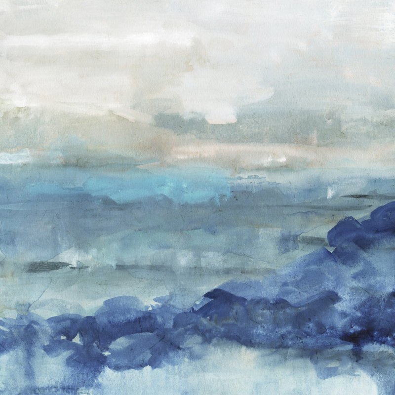 Sea Swell I by Victoria Borges - Wrapped Canvas Painting, 51cm H x 51cm W x 3.8cm D