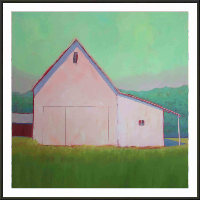 «Luminous Light III» par Carol Young - peinture encadrée, Noir, H 12 po x l 12 po