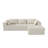 Boneless 105.9" L-Shaped Sectional Sofa With Chaise-431494852