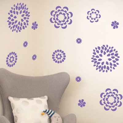 Plants & Flowers Non-Wall Damaging Wall Decal