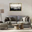  Toile flottante encadrée Black Gradient Mountains par LSR Design Studio-753350070-753350071