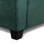 Canapé moderne 2 places en velours côtelé de 57 pouces avec coussins de dossier et d'assise amovibles, accoudoirs rembourrés, rembourrage en mousse à rebond élevé, structure en bois massif et composite, montage facile pour salon, chambre, bureau.
