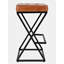 Judie Upholstered Counter Stool with Metal Frame-598808597