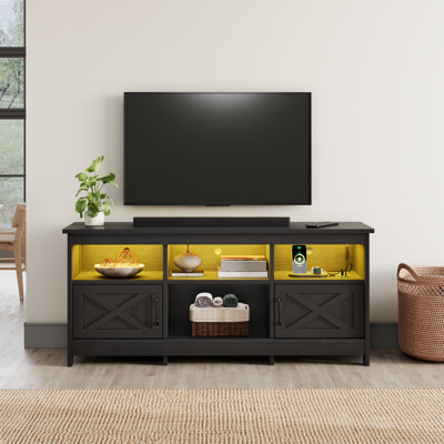 Ushna Media Console, TV Stand for TVs with Lights
