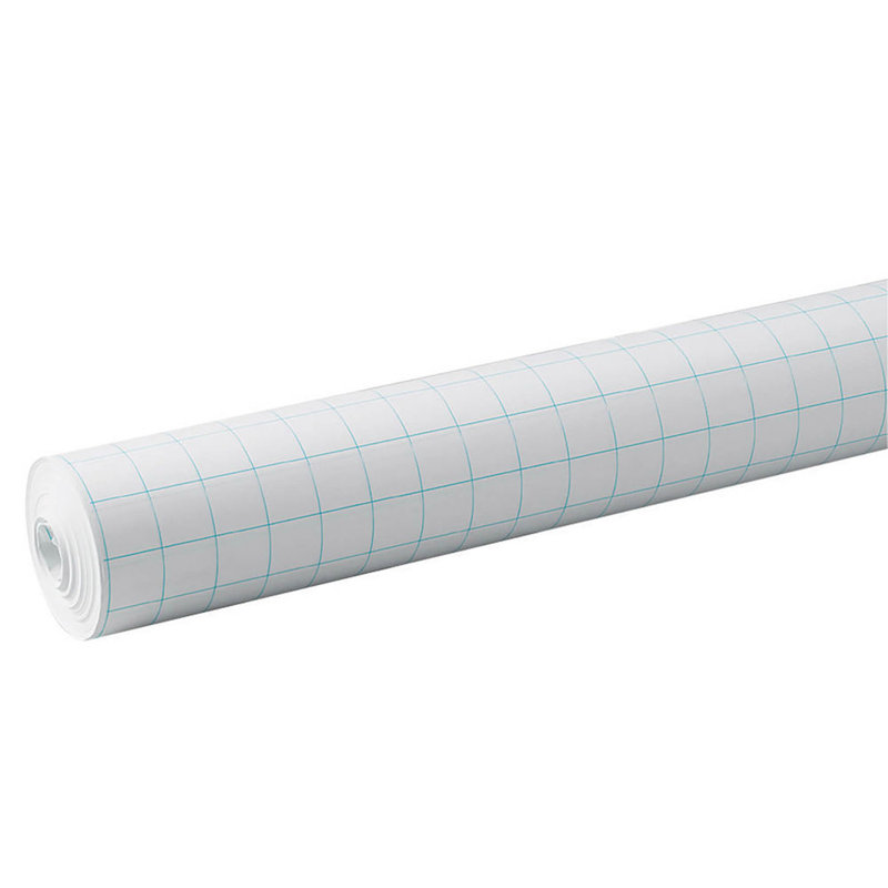 Rouleau de papier quadrillé