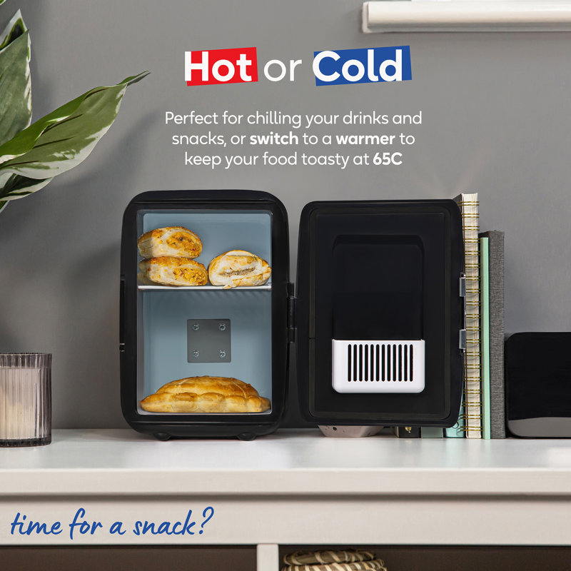 Russell Hobbs Groove Mini Cooler 4l, Black