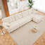 Canapé modulaire 4 places avec repose-pieds-121174970