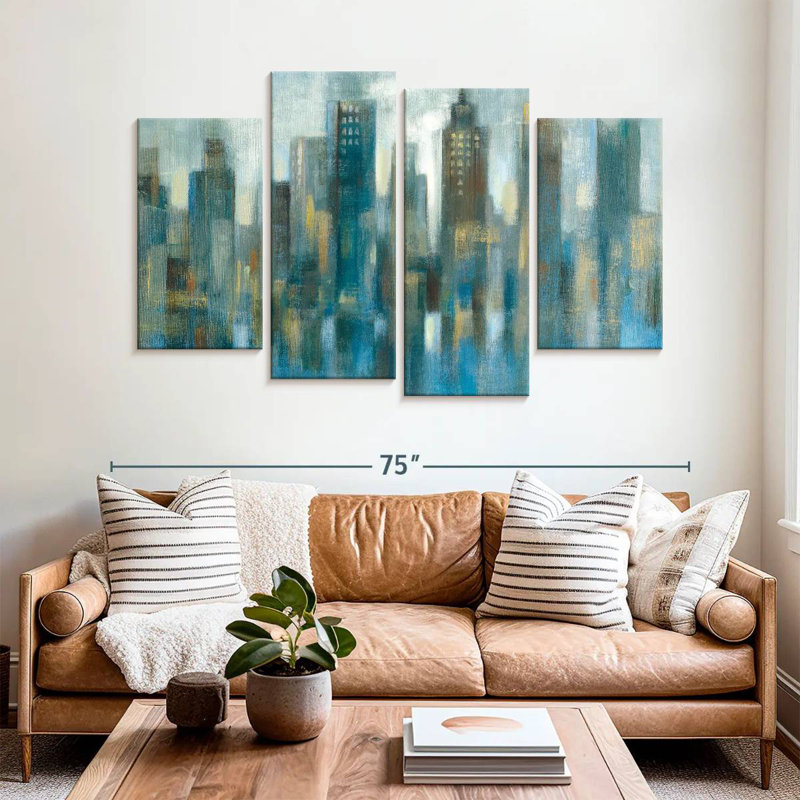Rhythmic Reflection Light, 42" H x 68" W