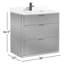 Meuble-lavabo simple 36 po avec plateau en quartz Aria