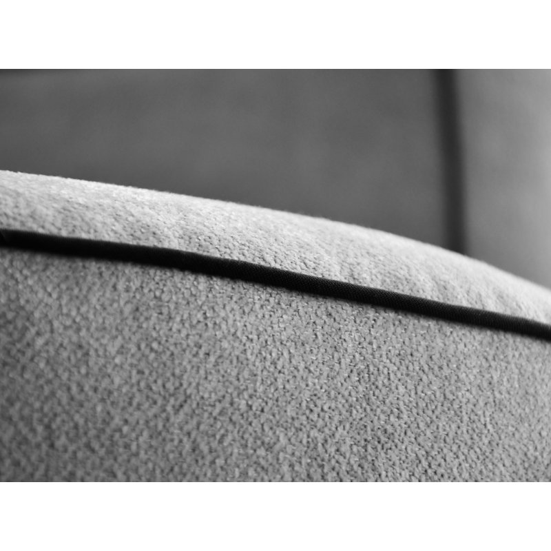 Bernella Upholstered Swivel Armchair, Light Grey
