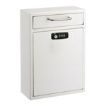Large Secure Drop Box Wall Mounted Mailbox with Combination Lock