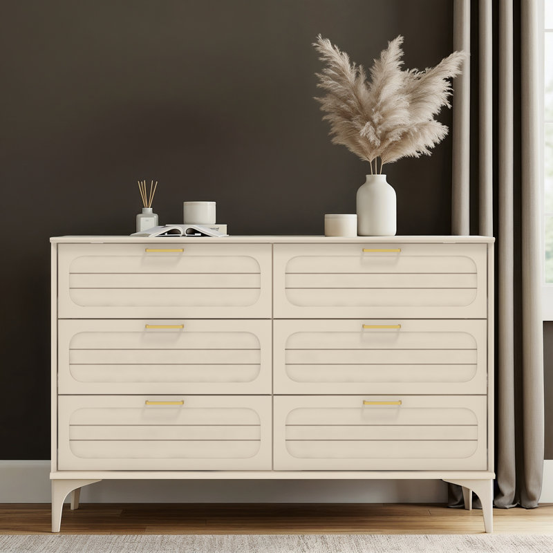 Harrington Curtis 6 Drawer Chest, Natural