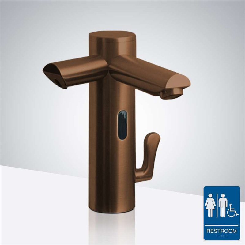 Distributeur de savon Fontana Lima, Bronze frotté à l'huile