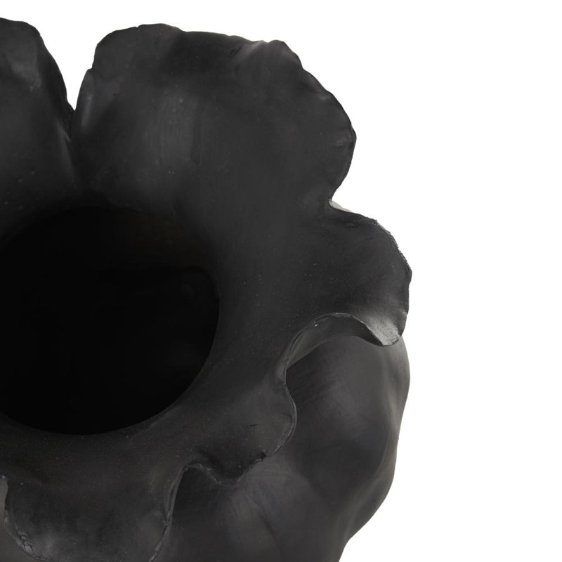 Vase de table en céramique Bia, Noir