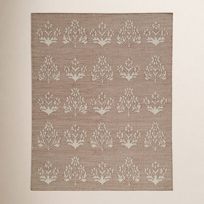 Heidi Botanical Flatweave Jute Rug
