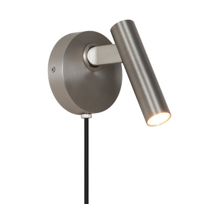 Aluminium Plug-in Flush Mounted Sconce