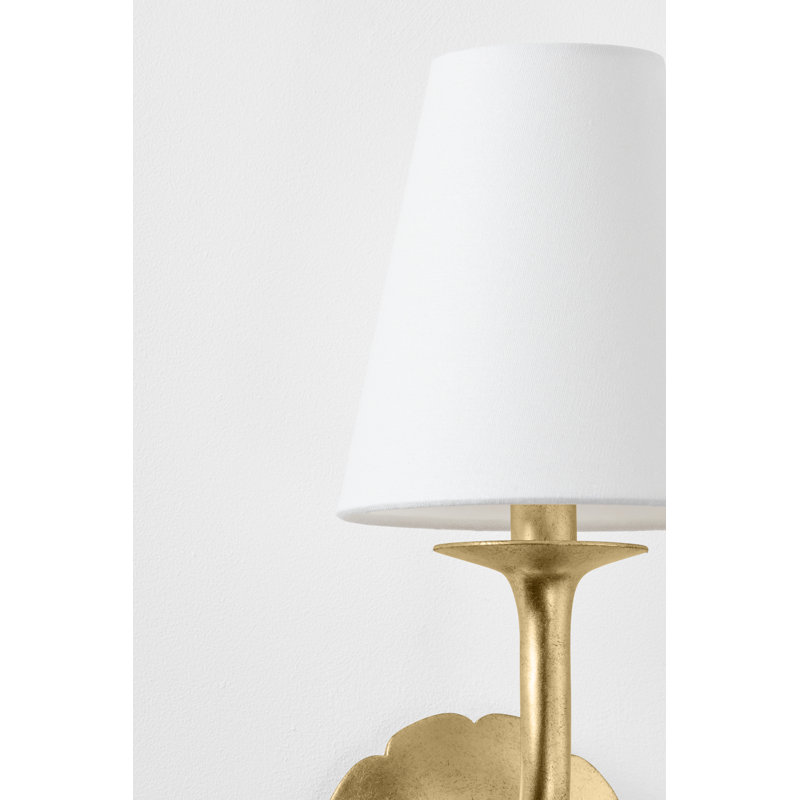WINNIPEG WALL SCONCE, Vintage Gold Leaf