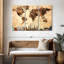 «Rustic Map», reproduction sur toile-364387706