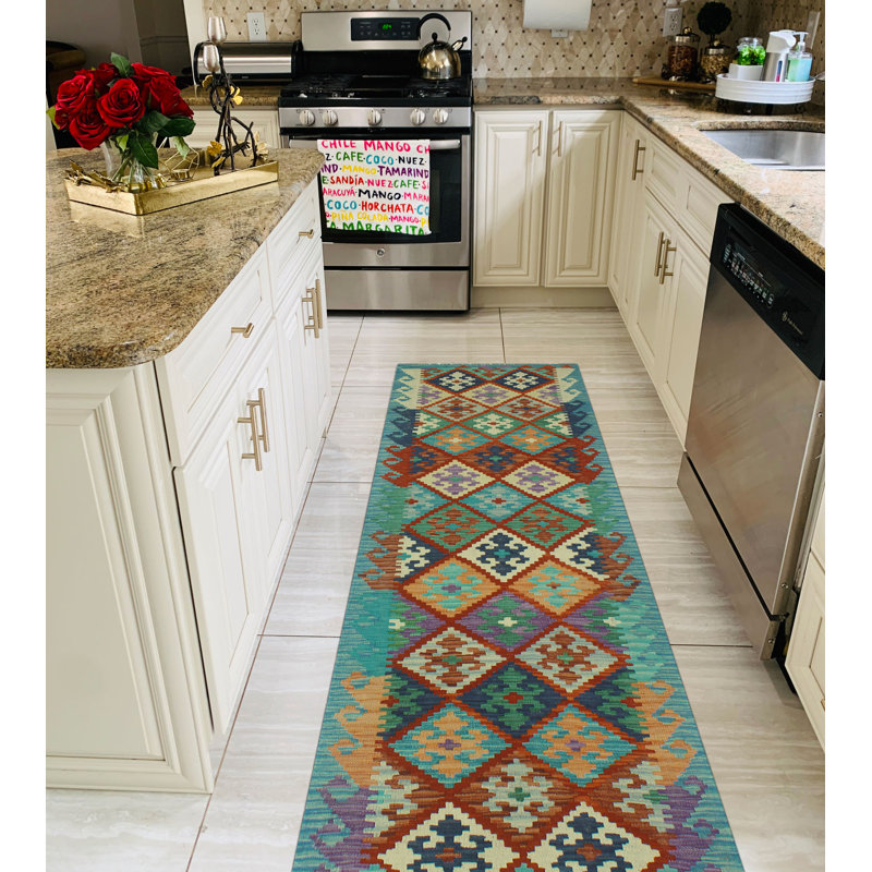 Bobbee Wool Geometric Indoor Rug