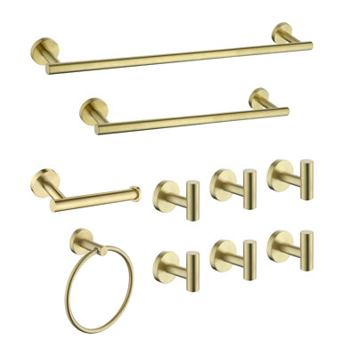 10 - Piece Bathroom Hardware Set
