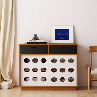 Vitrine de rangement rétro Four Grid
