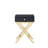 Justine Contemporary Rectangular 1-Drawer Accent Table with Metal "X" Shape Base-1441561970-1441561967