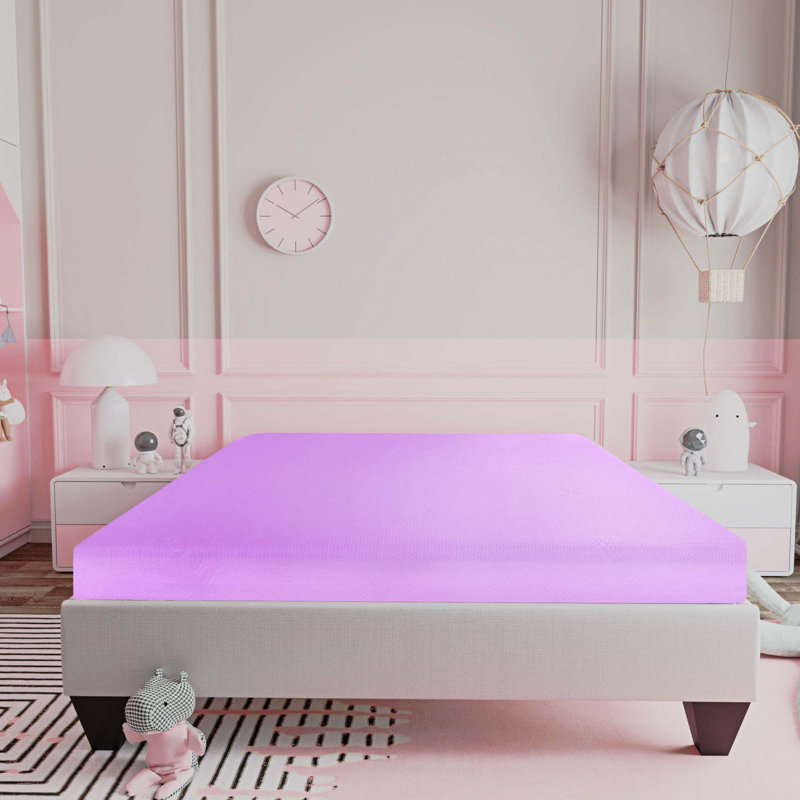 6in Gel Memory Foam Mattress in a Box, Cooling and Supportive for Restful Sleep