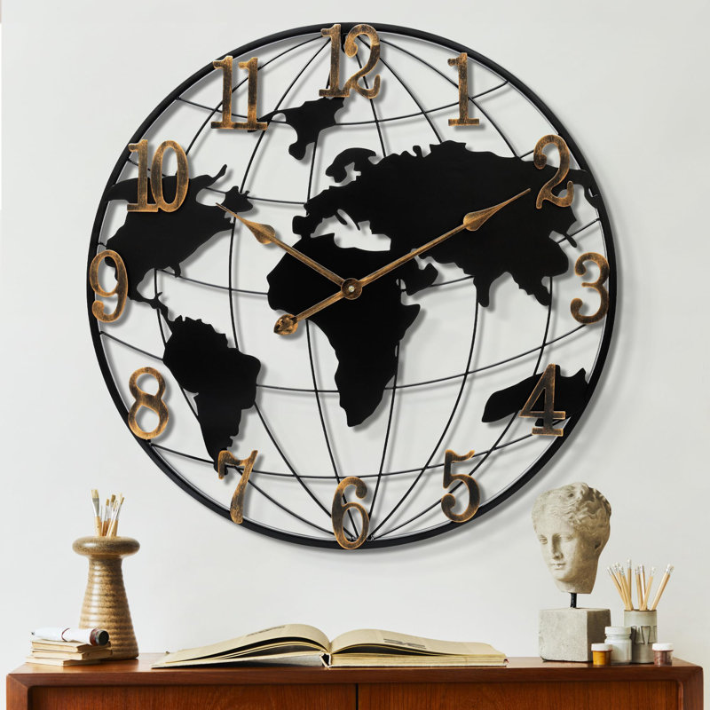 Anjanie Metal Wall Clock, Small