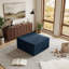 Repose-pieds Aldora 33,9 "en velours côtelé modulaire, repose-pieds à siège profond moderne pour canapé modulaire convertible et salon-129178725
