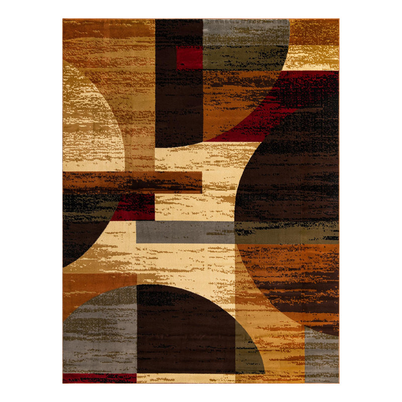 Geometric 108cm X 144cm Area Rug