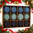 12-Pack Blue Grey Flocked Christmas Ornament Balls, 8Cm (3.15 Inches) For Holiday Tree Decor