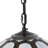 2-Light Antique Ceiling-Mounted Hanging Lamp