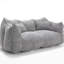 Fauteuil carré confortable pour se détendre dans divers endroits intérieurs Chaise en mousse haute résilience, espaces de détente idéaux-893609161