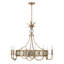 Lustre 8 lumières Hearst en laiton noble-1184445943