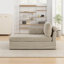 Chaise longue rembourrée avec housse de 59,8 po de longueur