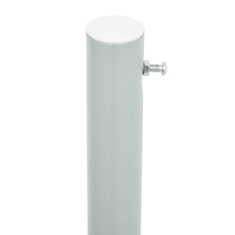 Auvent de patio rétractable en polyester, Noir, H 46,1 po x l 236,2 po