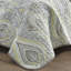 Ensemble de couvre-lit en microfibre gris / jaune / brun 3 pièces-974862236