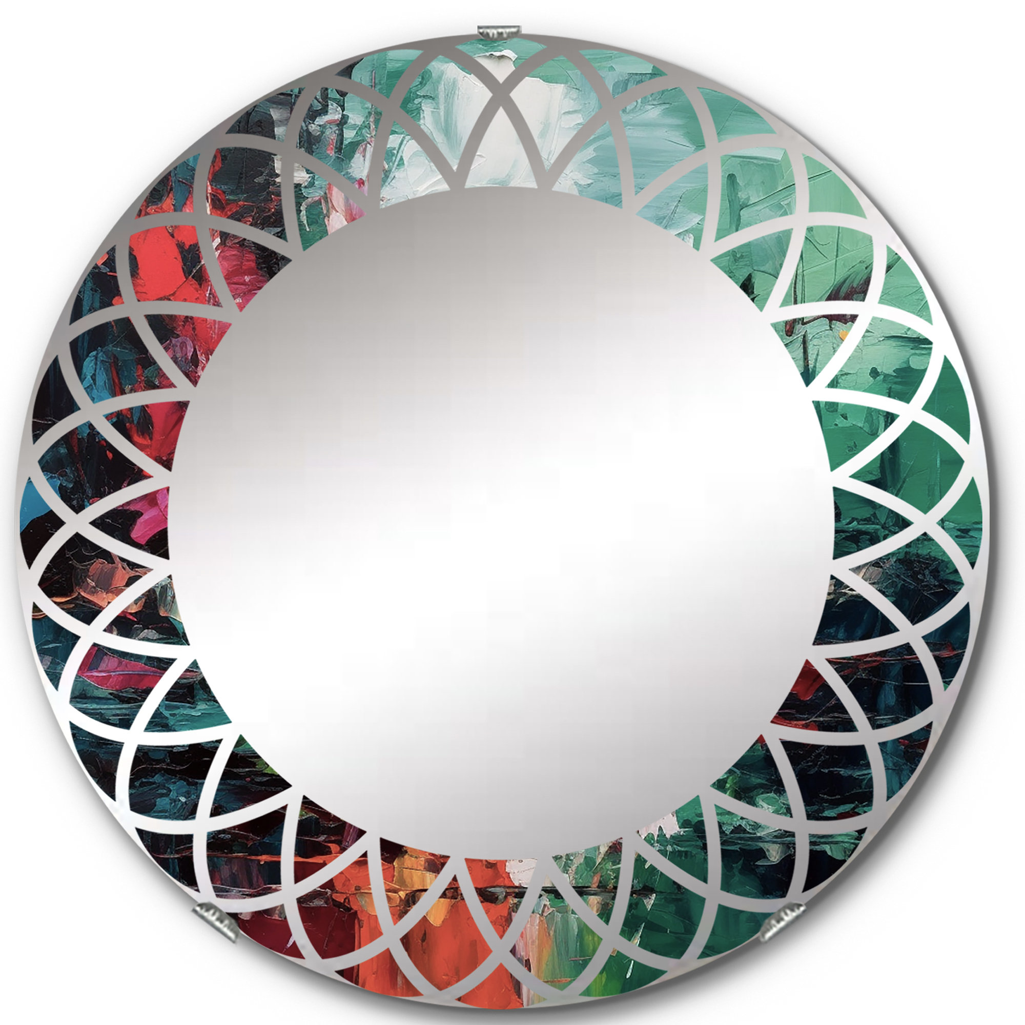 East Urban Home Geizi Circle Wall Mirror | Wayfair