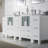 84" Double Bathroom Vanity with Sink-49240134
