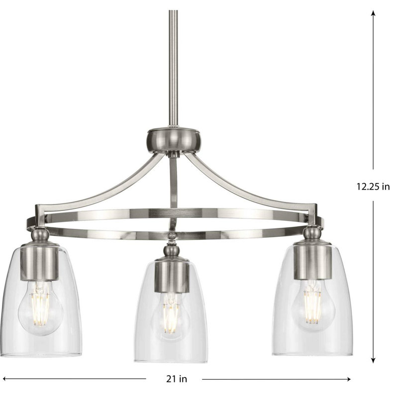 Nouveau lustre traditionnel 3 lumières