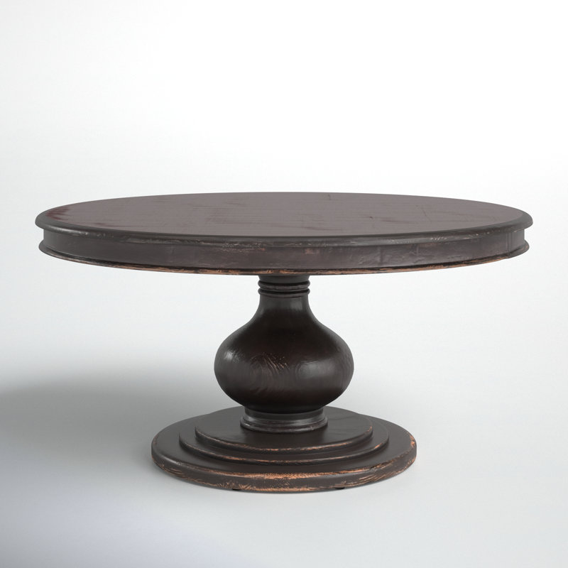 Birch Lane™ Dadeville Round Solid Wood Dining Table & Reviews | Wayfair