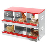 Fusae Chicken Coop with Nesting Box For Up To 6 Chickens
