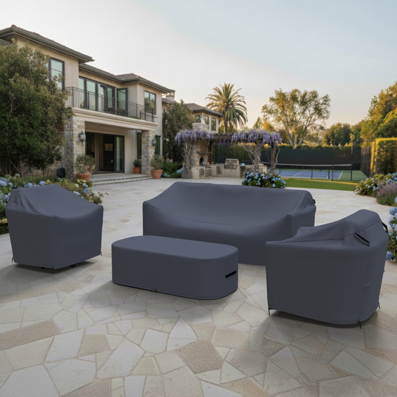 Aniston Outdoor Furniture Covers For 4-Piece Sofa Seating Group