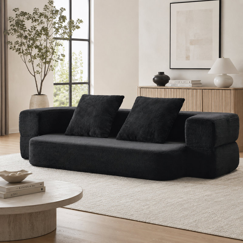 Canapé-lit pliant Modern Modern, Black