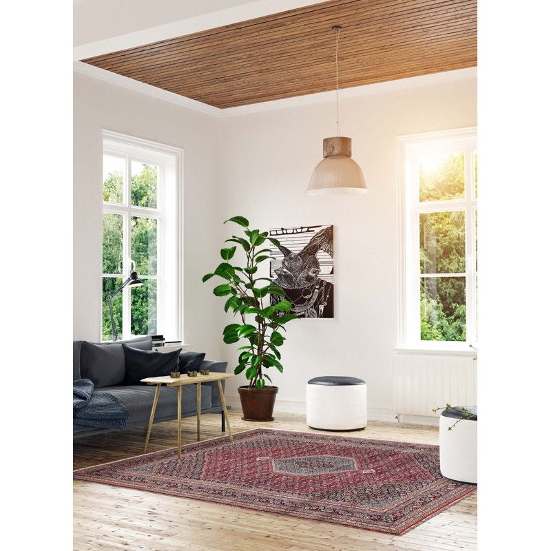 Bijar Red Rug 6'6" x 9'6"