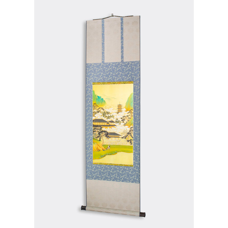 Oriental Sacred Realm by Xiu Yitang - Asian Hanging Scroll