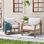  Chaise d'extérieur avec coussins Vanover