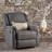 Comfortable Manual Reclining Chair With Swivel Function For Relaxation-1093245139