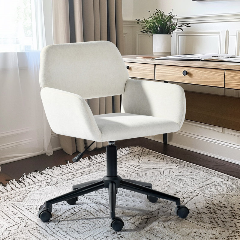 Chaise de travail pivotante à 360 degrés Cruce avec conception ergonomique, réglable en hauteur pour la chambre à coucher et le bureau